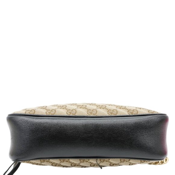 Gucci  Marmont Small Monogram Canvas Camera Crossbody Bag Beige 447632 - Picture 10 of 14